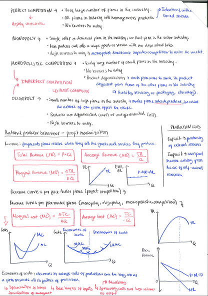 Complete IB Econ Notes (Micro, Macro and Trade included)